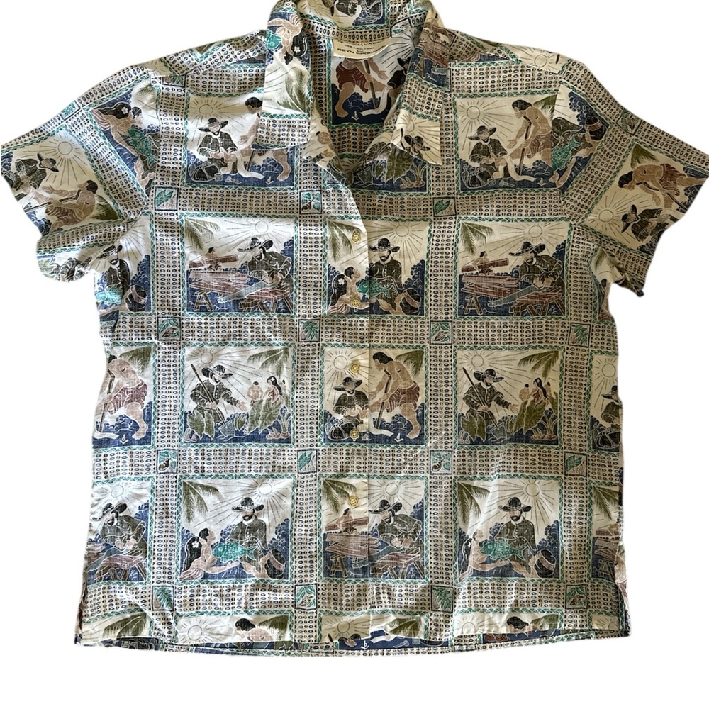 Reyn spooner Men's Multicolor Graphic Shirt